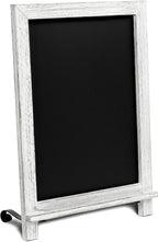 Rustic Whitewash Tabletop Chalkboard Sign/Hanging Magnetic Wall by HBCYCreations