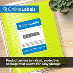 Neon Yellow Address Labels - Image 5