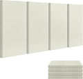 23.62" X 11.81" X 2" Fiberglass Wall Panel, 4 Pack Acoustic Panels, Acoustic by UMIACOUSTIC