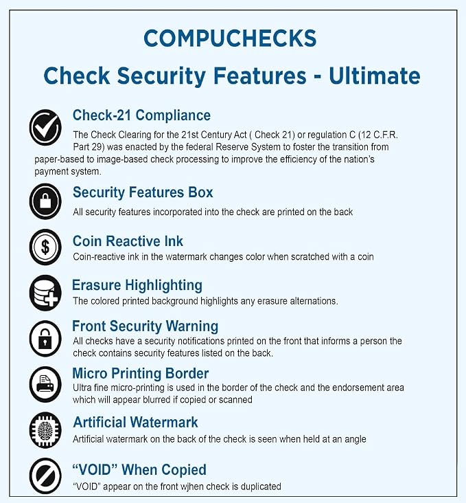 Compuchecks Check on Top Blank Check Paper - Image 5