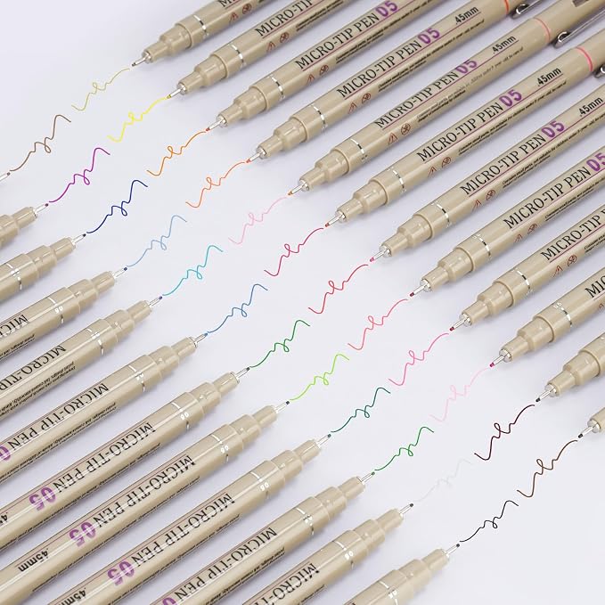 Attom Tech Art 05 Micro, Fineliner Pen Set Ink, Fine Point Pen, Artist - Image 2
