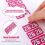 1000pcs 2026 Year Stickers, 3/4x1-1/2 Inch 26 Year Colored Self-Adhesive - Image 5