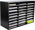 PAG Mail Sorter Organizer, Wood Literature Organizer, Student Mailbox by PAG