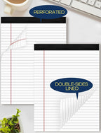 Note Pads 8.5 x 11 Inch, 10 Pack, Legal Pads 8.5 x 11, 30 Sheets Each, - Image 5