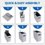 ComfortKeeper 4 Packs Letter Size File Organizer, File Folders Organizer - Image 6
