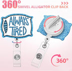 Aoryalps Retractable Badge Reel Holder Retractable - Image 4