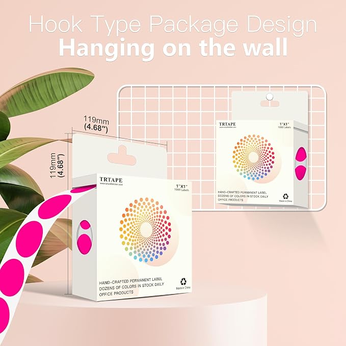 1 Inch Round Color Coding Labels, Round Color Dot Labels - Image 3