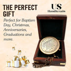 US HANDICRAFTS Brass Compass - Image 5