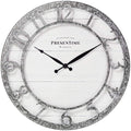 Presentime & Co 13" Farmhouse Series Wall Clock, Quartz Movement, Shiplap Style by Presentime