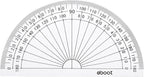20 Pack Plastic Protractor, 180 Degrees Protractor - Image 2