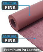 Leather Desk Pad Protector, Large Desk Mat, Mouse Pad, Non-Slip PU Leather Desk - Image 2