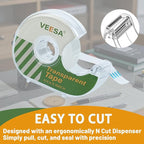 Transparent Tape with Dispenser, 3/4 x 1000 Inches, 12 Rolls Clear Tapes - Image 3