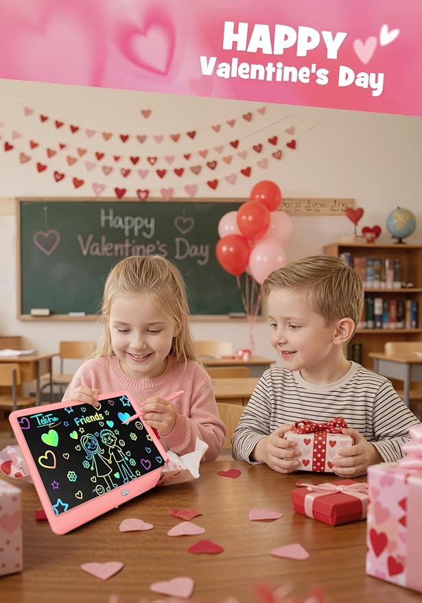TEKFUN LCD Writing Tablet for Kids Girls Toys, 12 Inch Erasable Drawing Tablet - Image 8