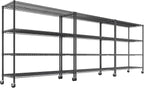 REIBII 55.5''W Storage Shelves 2500LBS Wire Shelving Unit by REIBII