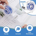 JEFURE 8 Pcs Transparent Tape - Image 4