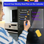 AITEE Acrylic Magnetic Weekly Meal Planner - Image 2