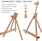 Miratuso Painting Easel, Folding Wooden Tabletop Easel Stand Holds Highest to - Image 4