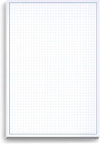 Graph Paper Pad for Blueprint Drawings, Engineering Drawing, and Planning by NextDayLabels