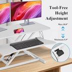 37 Inch Standing Desk Converter - Image 5