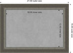 Amanti Art Silver Framed Magnetic Board 15x21 Small Vision Board - Image 4