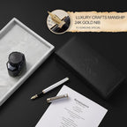 HDDNB Silver Luxury Fountain Pen Set - Image 4