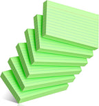 300 Count Index Cards 3 x 5 Inch Ruled Green Index Cards, Flash Cards College by Nichela