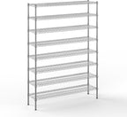 Regal Altair 14" Deep x 54" Wide x 74" Height Wire Shelving Kit | 8-Tier | NSF by Regal+Altair