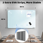 AFAMT Magnetic Dry Erase Board, 4mm Tempered Glass, Strong Magnetic Surface - Image 4