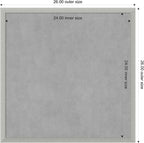 Amanti Art Silver Framed Magnetic Board 26x26 Medium Vision Board - Image 4