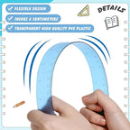 ForraFun 120 Pcs 12 Inch Plastic Ruler Bulk Colorful Transparent Ruler - Image 3