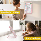 Magnetic Chore Chart for Kids, ADHD Task Tracker Easy-Check Routine Dry Erase - Image 9