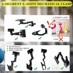 Adjustable Paper Holder Copy Holder, Flexible Rotating Clips, Handy Artist - Image 6