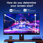 21.5 Inch Magnetic Hanging Computer Privacy Screen - Image 3