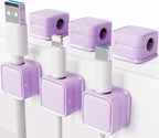 Cord Organizer Holder, 6 Pack Magnetic Desk Cable Clips Management, Hide Phone by smofish