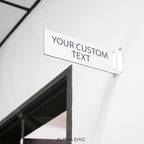 ALPHA DOG SIGNS Custom Projecting Hallway Nameplate, Personalized 2-Line Text - Image 4