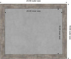 Amanti Art Silver Framed Magnetic Board 19x23 Small Vision Board - Image 4