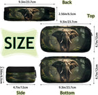 Pardick 3D Elephant Pencil Case，Big Capacity Pencil Pouch Coin Pouch Stationery - Image 4