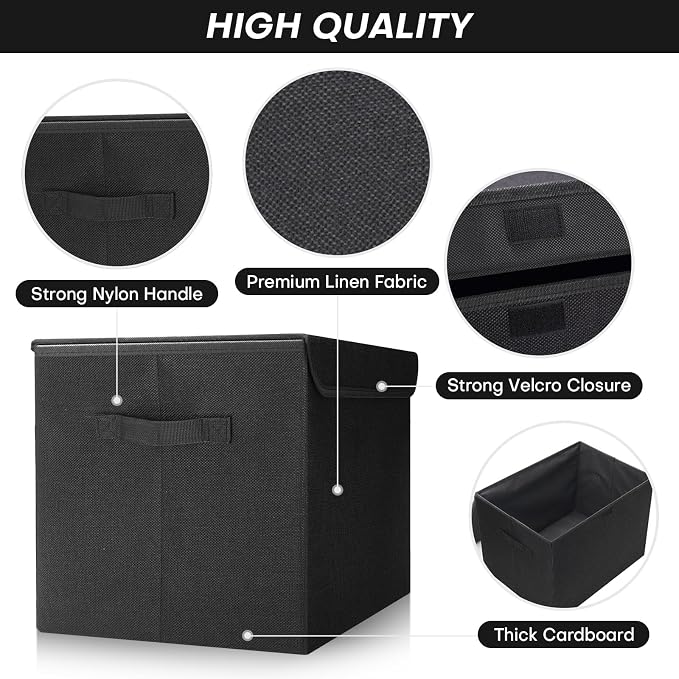 Bagnizer Large 17" 42 Quarts Collapsible Stackable Storage Bins - Image 5