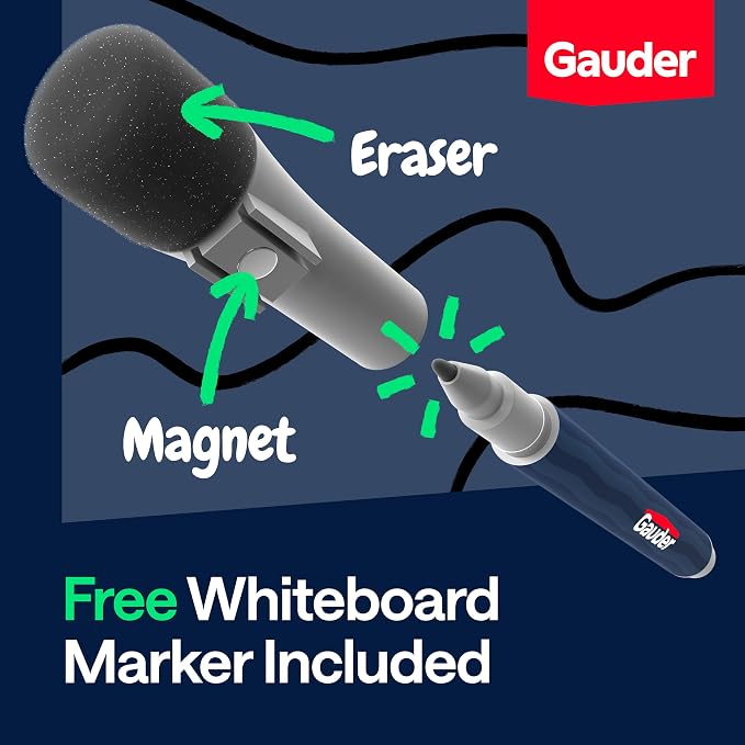 GAUDER Magnetic Dry Erase Labels | 90x Magnetic Labels | Dry Erase Magnets - Image 3