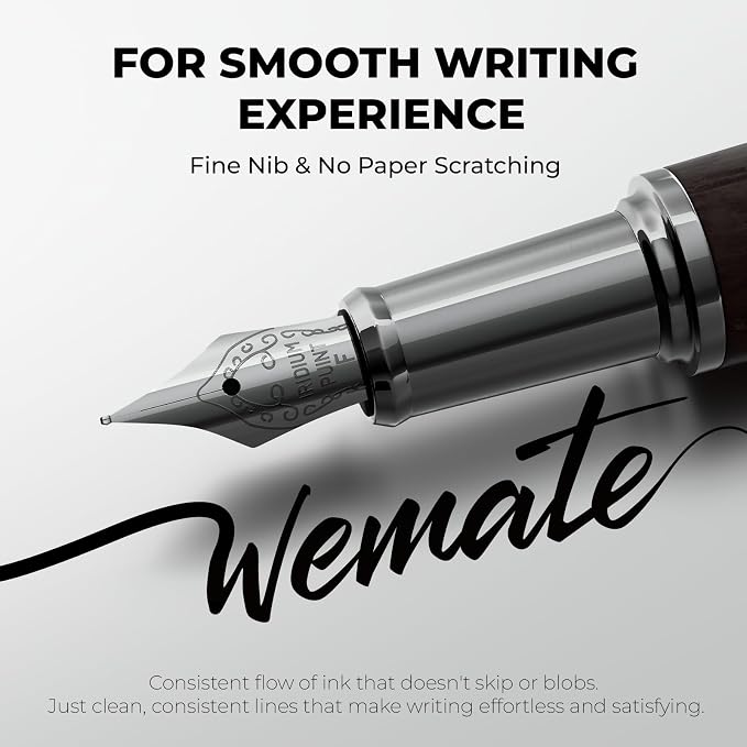 WEMATE Fountain Pen Set, Fine Nib - Image 2