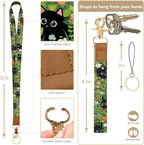 bolimoss Cute 2-in-1 ID Badge Holder & Lanyard Wallet, 5 Card Slots, 1 Side - Image 3
