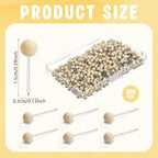 WILLBOND 500 Pack Map Push Pins Map Tacks Small Round Head Push Pins Thumb Tacks - Image 2