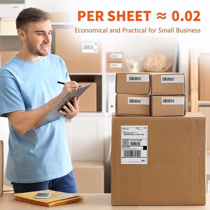 JADENS Thermal Shipping Labels 4x6-350 Labels, Compatible - Image 3