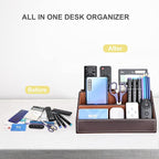 KINGFOM Pu Leather Desk Organizer - Image 7