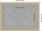 Amanti Art Silver Framed Magnetic Board 16x22 Small Vision Board - Image 3