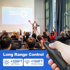 Presentation Clicker with Case Storage: Wireless Presenter Remote: Red Laser - Image 4