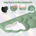 Wrist Rest with Keyboard Stand, Ergonomic Computer Wrist Support Pad, Cloud - Image 5
