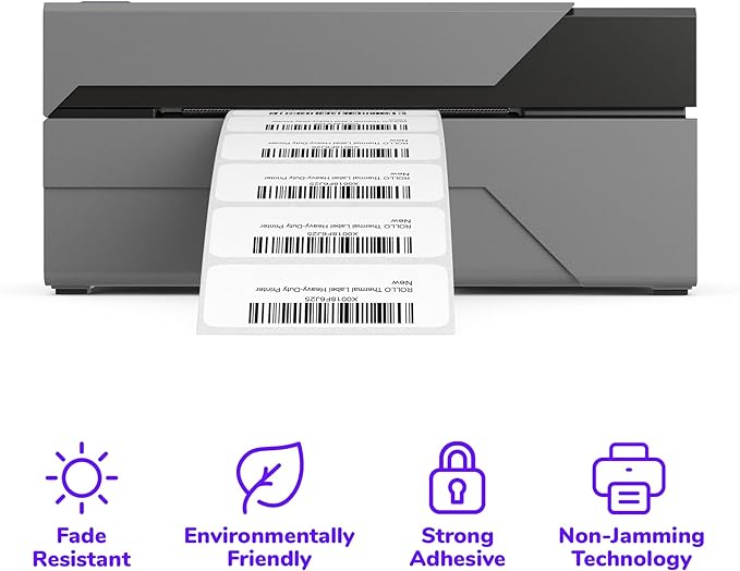 Rollo Direct Thermal 2x1 Barcode Labels - Image 4