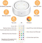 TECOMLIGHT Puck Lights with Remote Control, Battery Powered Wireless LED Under - Image 2