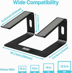 BLACK+DECKER Laptop Stand for Computer Desk, Ergonomic Laptop Stand for Desk - Image 5